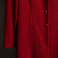 "Salvatore Ferragamo" Vivid red color wool mix tailored jacket