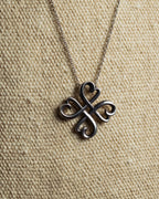 "Tiffany&Co" Clover motif silver 925 necklace