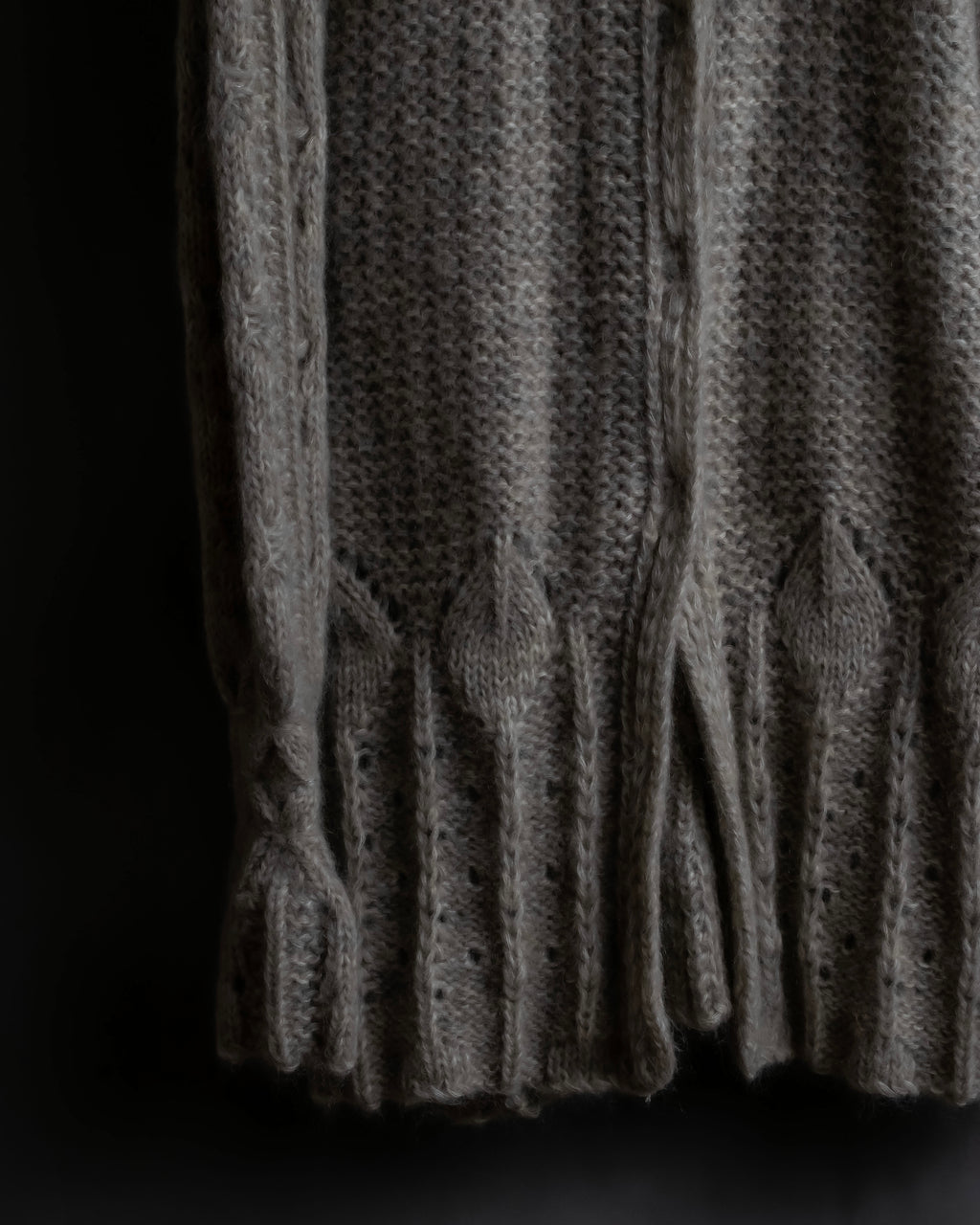 "ERMANNO SCERVINO" Three-dimensional knit long cardigan