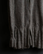 "ERMANNO SCERVINO" Three-dimensional knit long cardigan
