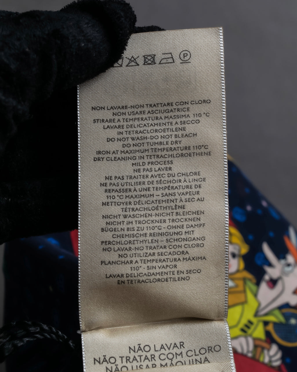 "GUCCI" Michele period Jetson collaboration silk scarf