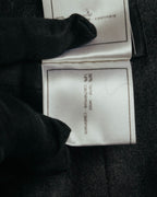 -SPECIAL- "CHANEL" 00's Soft wool cashmere wide leg trousers