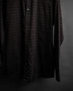 "GUCCI" Horsebit pattern shaped shirt