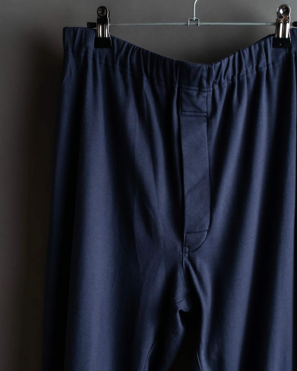 "CELINE" Piping design blue pajama set up