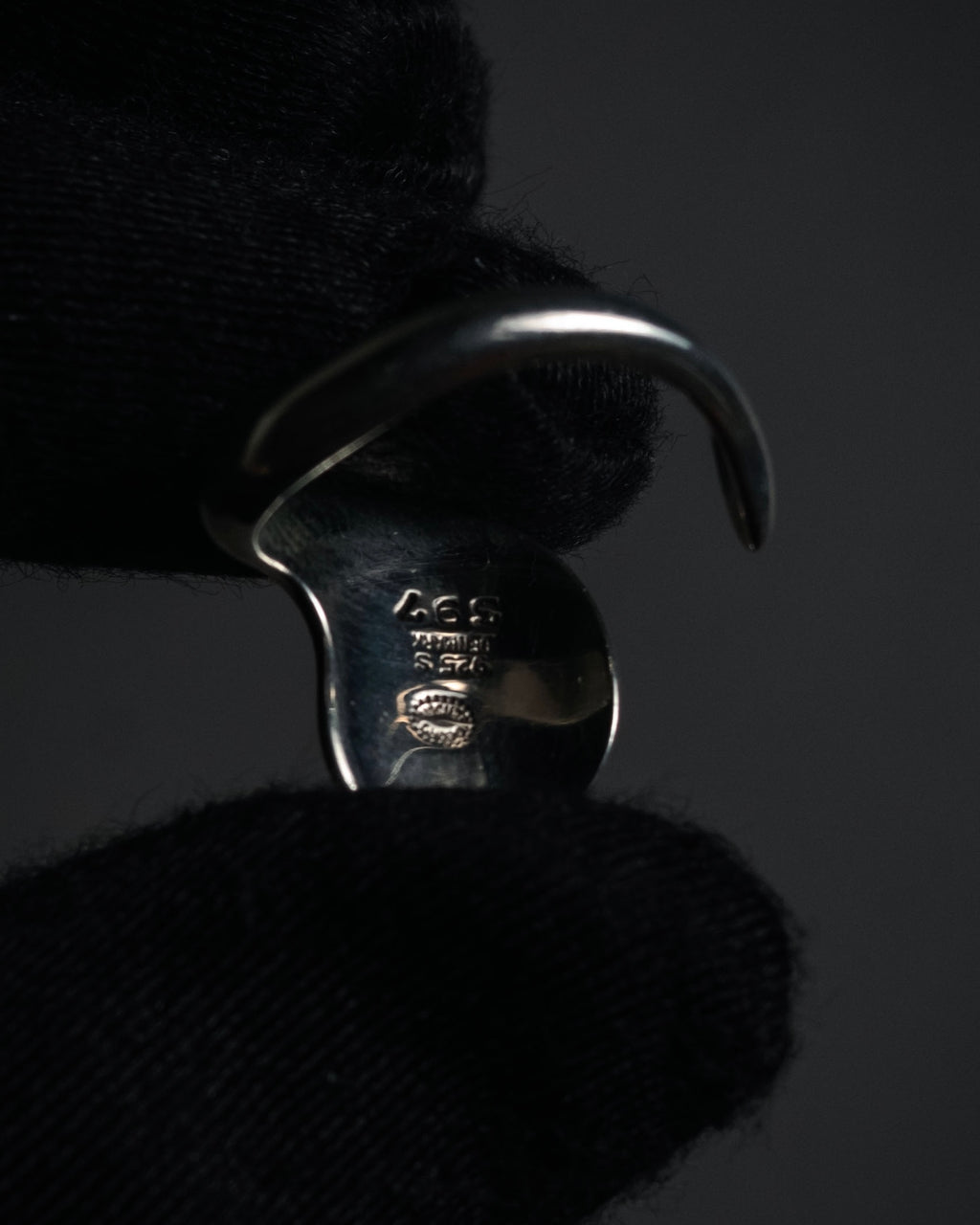 “Georg Jensen” 70’s-90’s Organic spiral silver ring