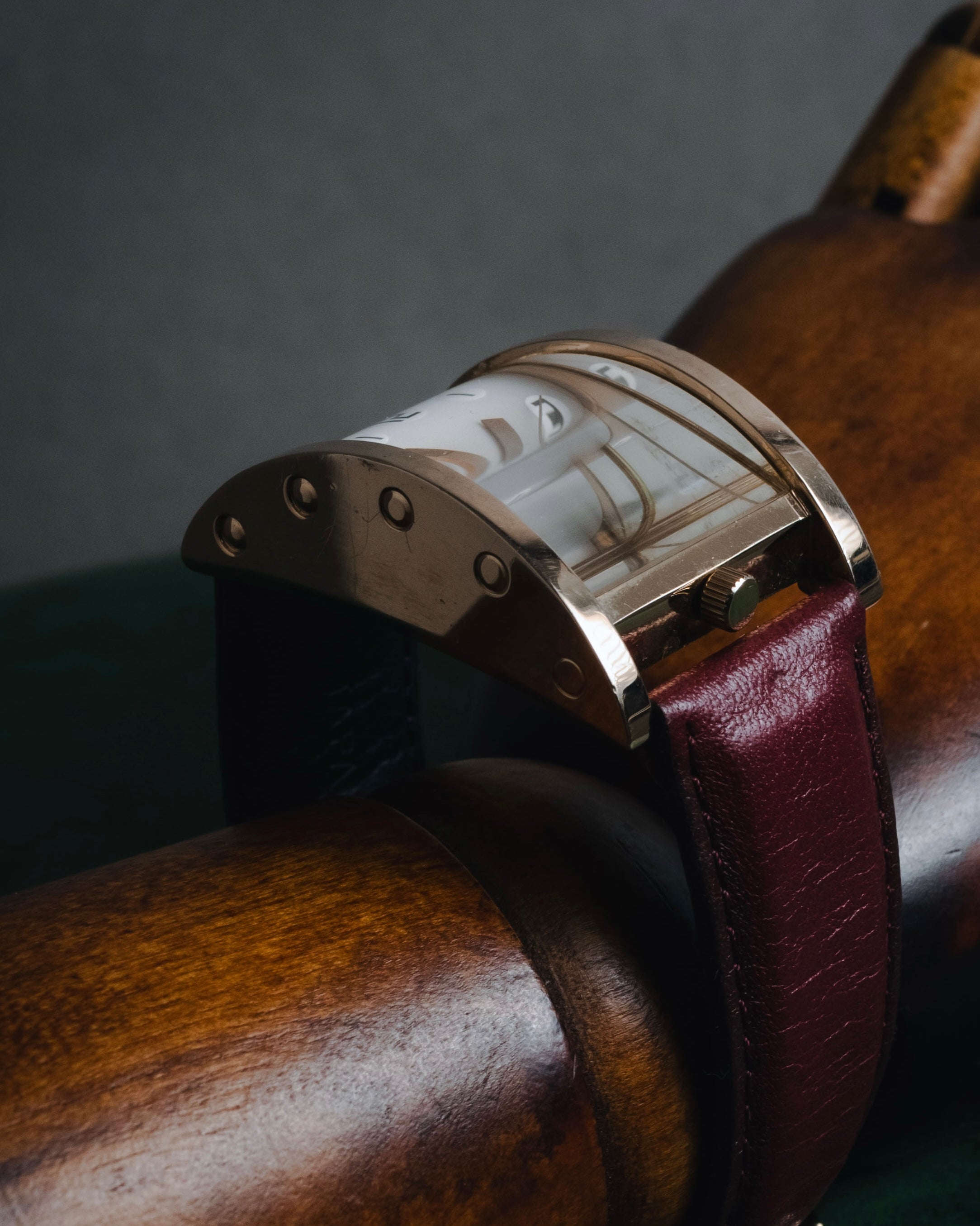 "Jean Paul GAULTIER" Curved Rectangular Dress Watch