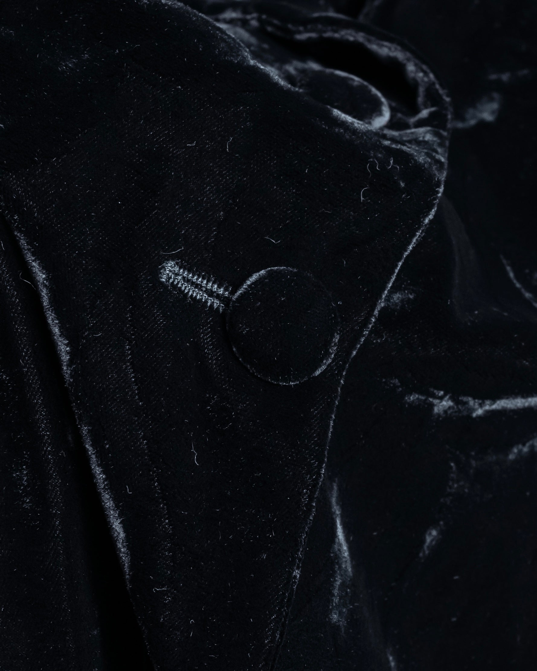 "ERREUNO" Relaxed tailored velour jacket