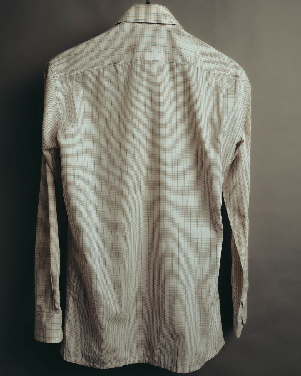 "Yves Saint Laurent" 70's Classic checked dress shirt