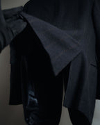 "HERMES" 90’s cashmere blend heritage vip limited tailored jacket