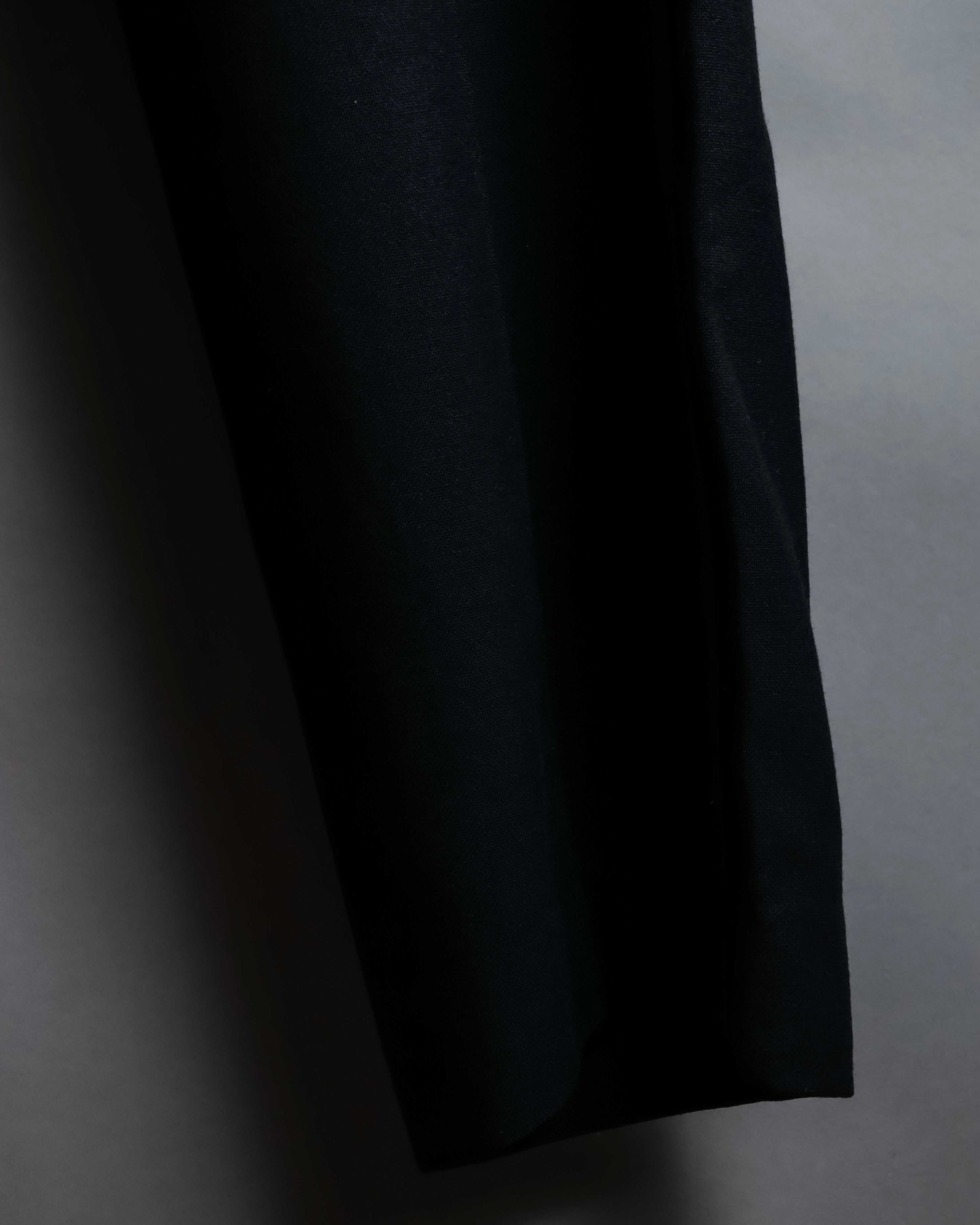 Vintage side line design wide tapered slacks