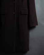 "miss Chloe" Fur collar switching design wool coat
