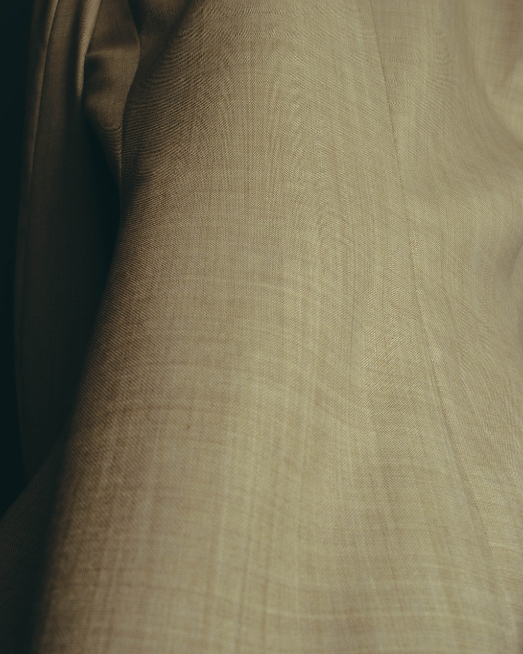 -SPECIAL- "HERMÈS" 90's-00's Wool silk tailored asymmetrical setup suit