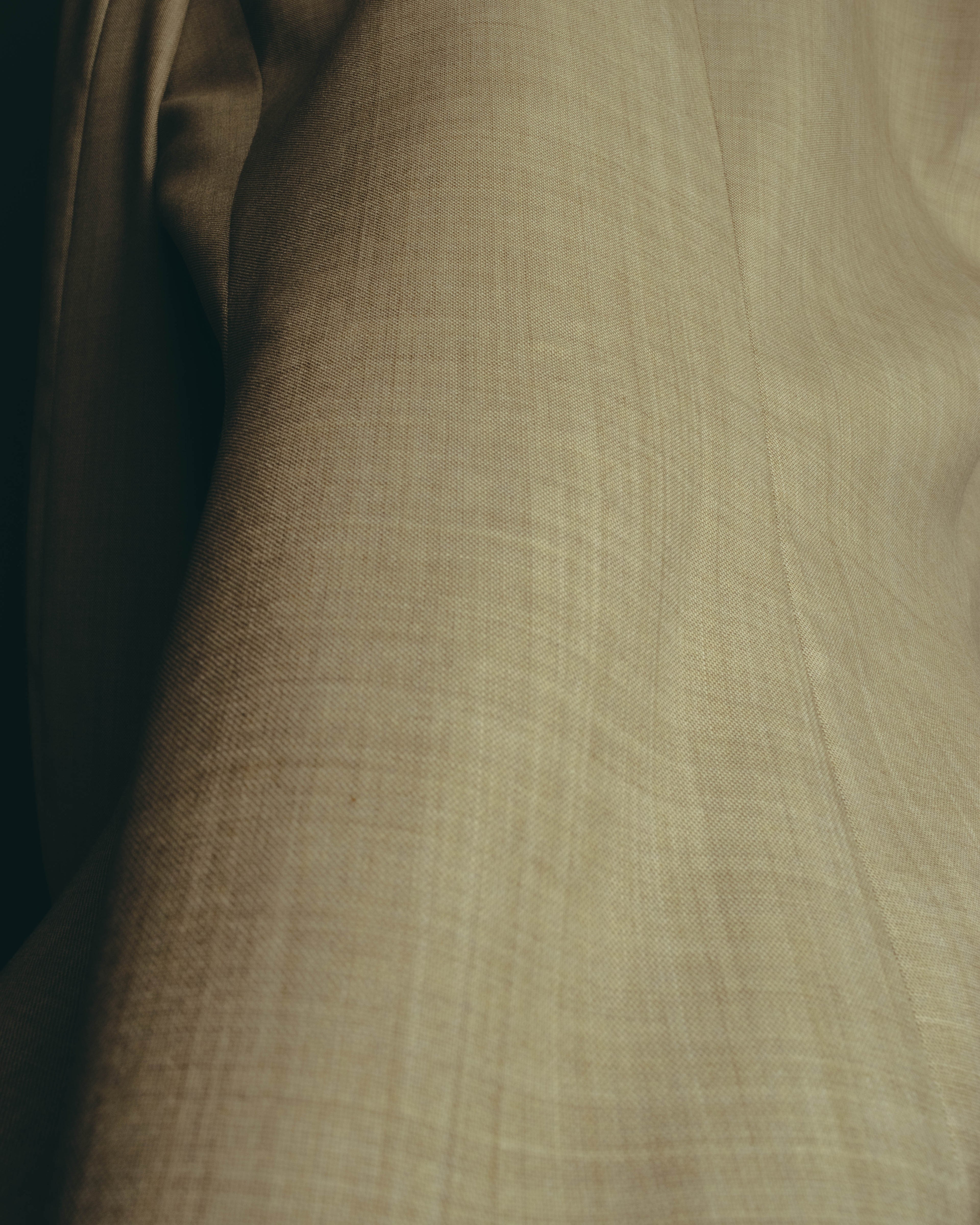 -SPECIAL- "HERMÈS" 90's-00's Wool silk tailored asymmetrical setup suit