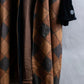 "Yves Saint Laurent Rive Gauche"
Argyle pattern velvet design shawl collar coat