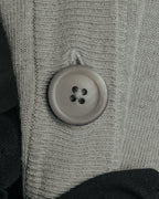 “Maison Martin Margiela” 2012SS line 4 oversized draped knit cardigan