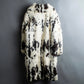 Vintage 100% real rabbit fur long coat