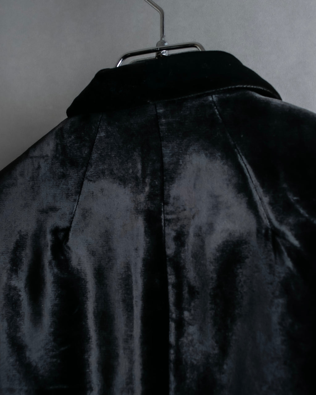 "GUCCI" Velvet shaped shawl collar tailored jacket