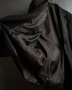 "GIORGIO ARMANI" 90's Oversized brown tailored jacket