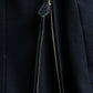 "HERMES" Darted shape no collar back zip jacket