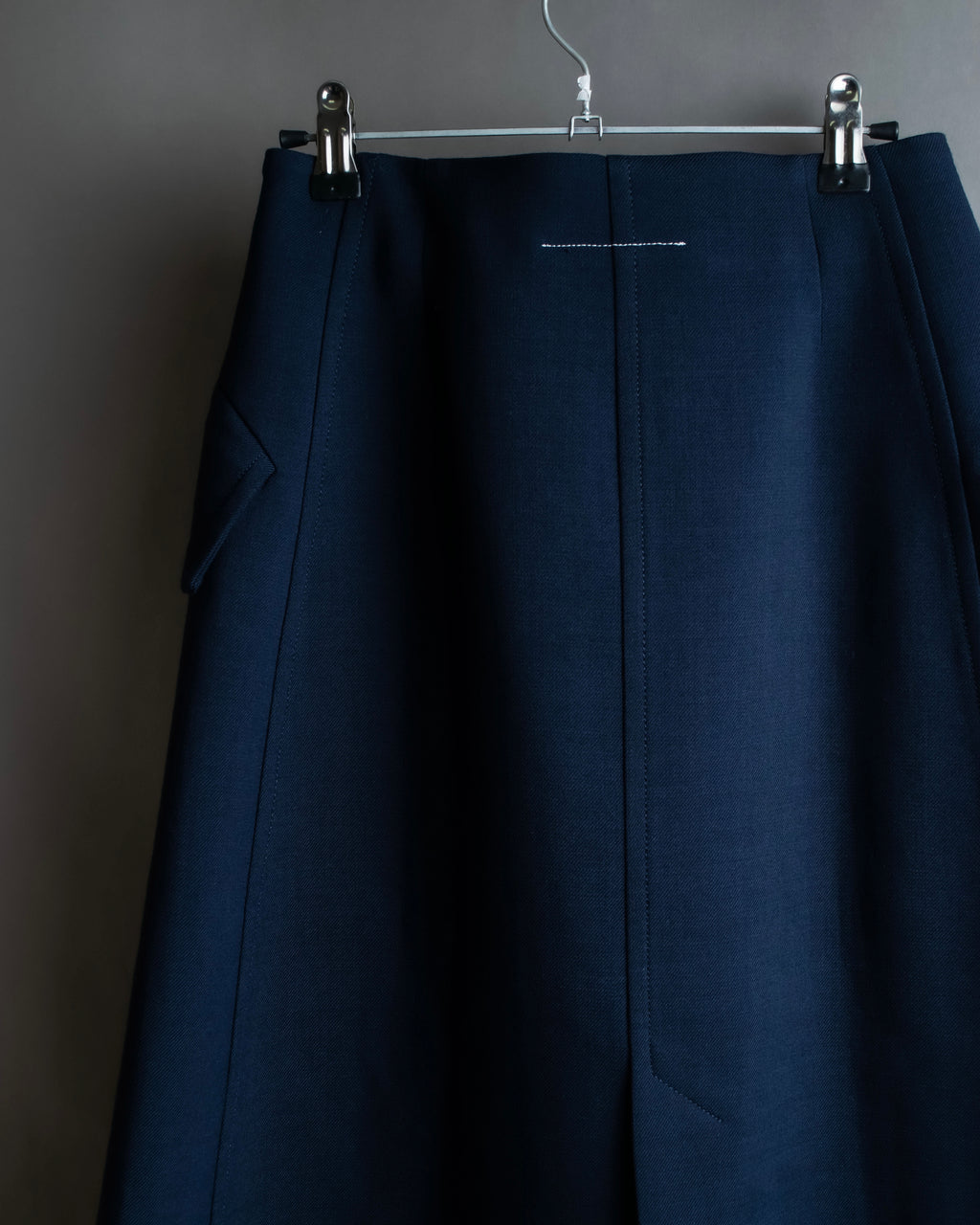 "MM6 MAISON MARGIELA" 20SS Beautiful navy trench skirt