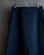 "MM6 MAISON MARGIELA" 20SS Beautiful navy trench skirt