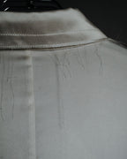 –SPECIAL– "LOEWE" 00’s Satin dolman sleeve destroy edge shirt