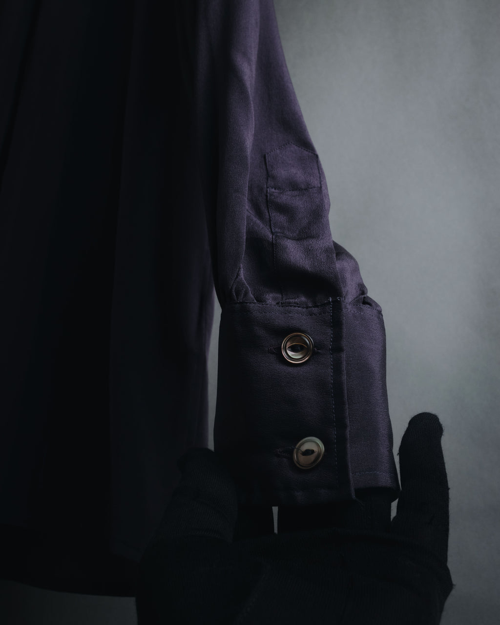 "Yves Saint Laurent" Late 80s silk bow tie blouse