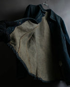 "GUCCI" Vintage faded shaped denim jacket