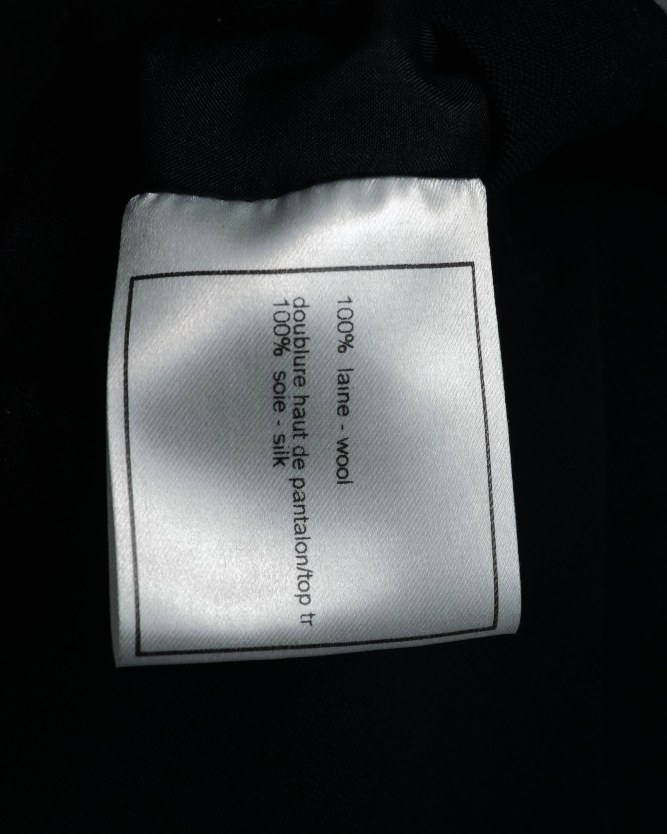 –SPECIAL– “CHANEL” 97AW Wide tuck trousers