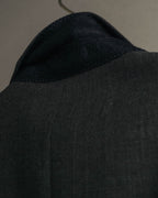 "Giorgio Armani Le Collezioni" 80's-90's Soft tailored double breasted wool blazer