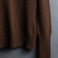 "HERMES" 100% cashmere V neck design knit