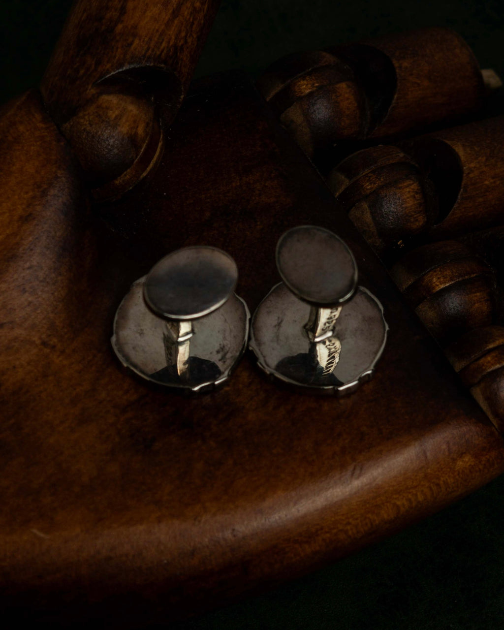 "Tiffany&Co" Atlas design silver cufflinks