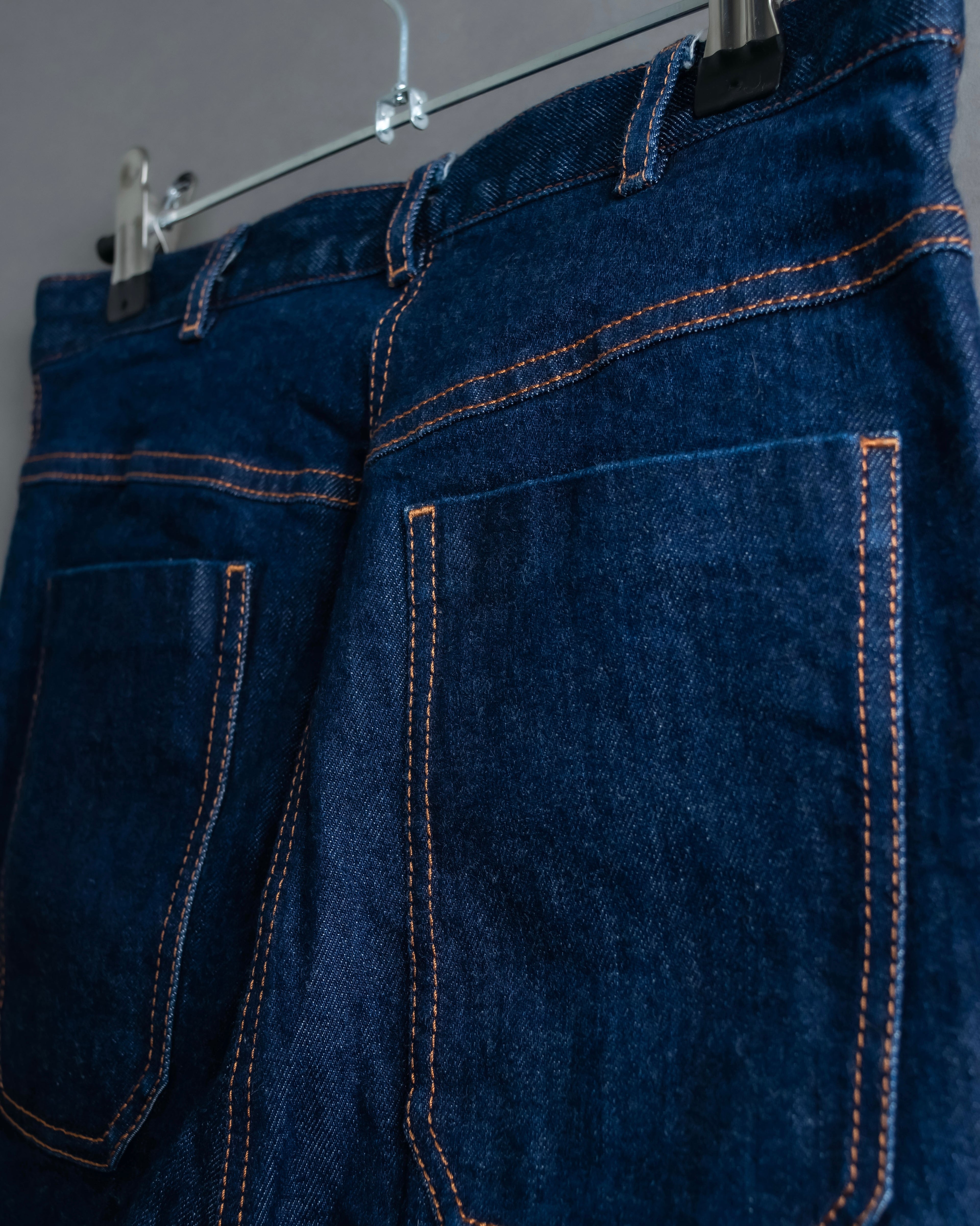 "BOTTEGA VENETA" Wide straight silhouette fisherman denim pants