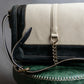 "Chloe" Leather & canvas combination design chain crossbody bag