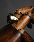 "Alexander McQueen" 10’s black stone signet ring