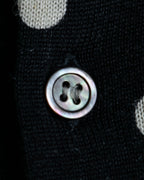 “Comme des Garçons Comme des Garçons“ Dot patterned wool knit cardigan