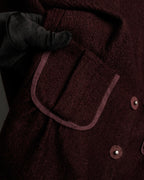 "PRADA" Piping design brushed skirt type set up