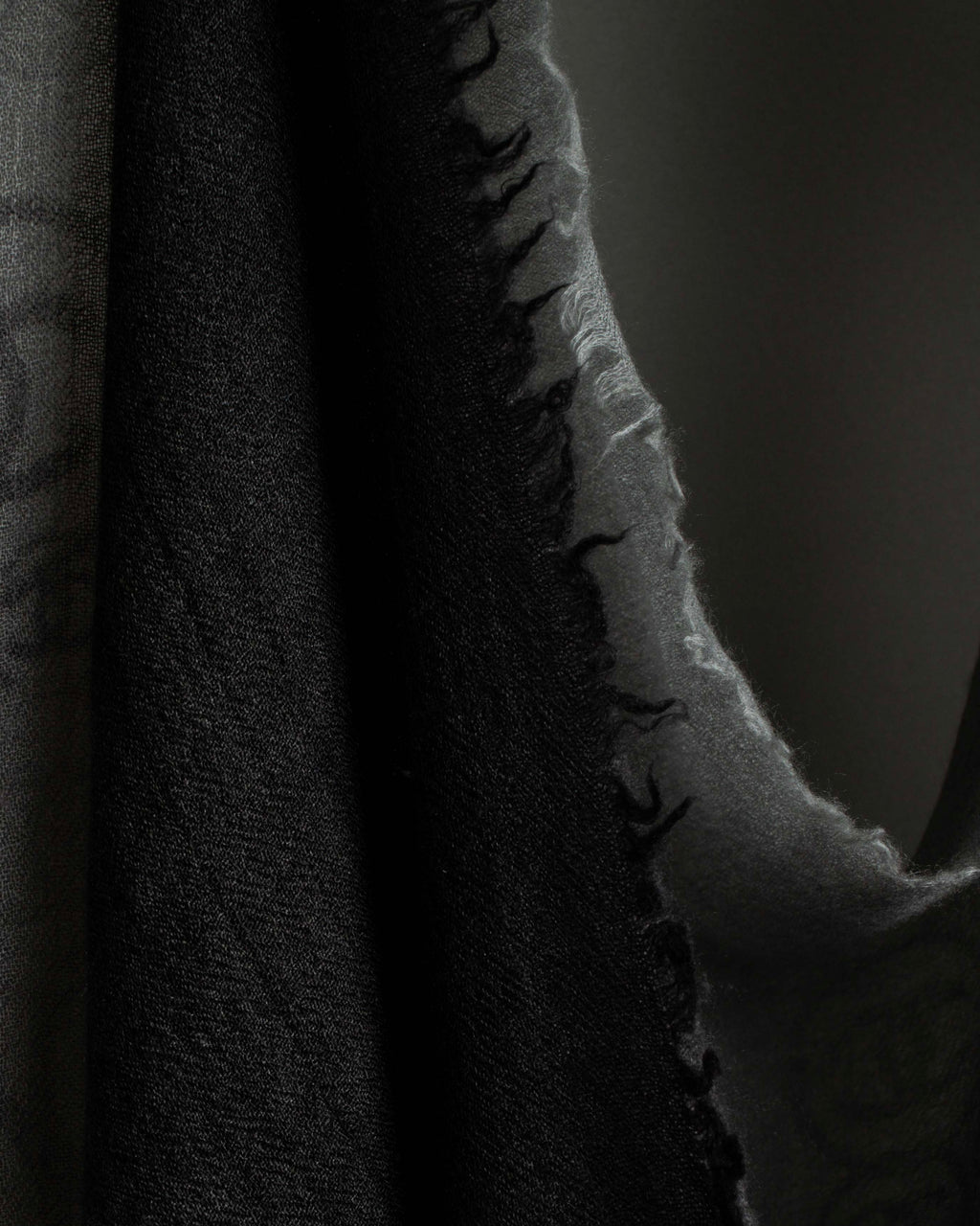 "CHANEL" Logo engraved design cashmere super large stole