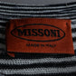 "MISSONI" Multi border pattern box silhouette knit