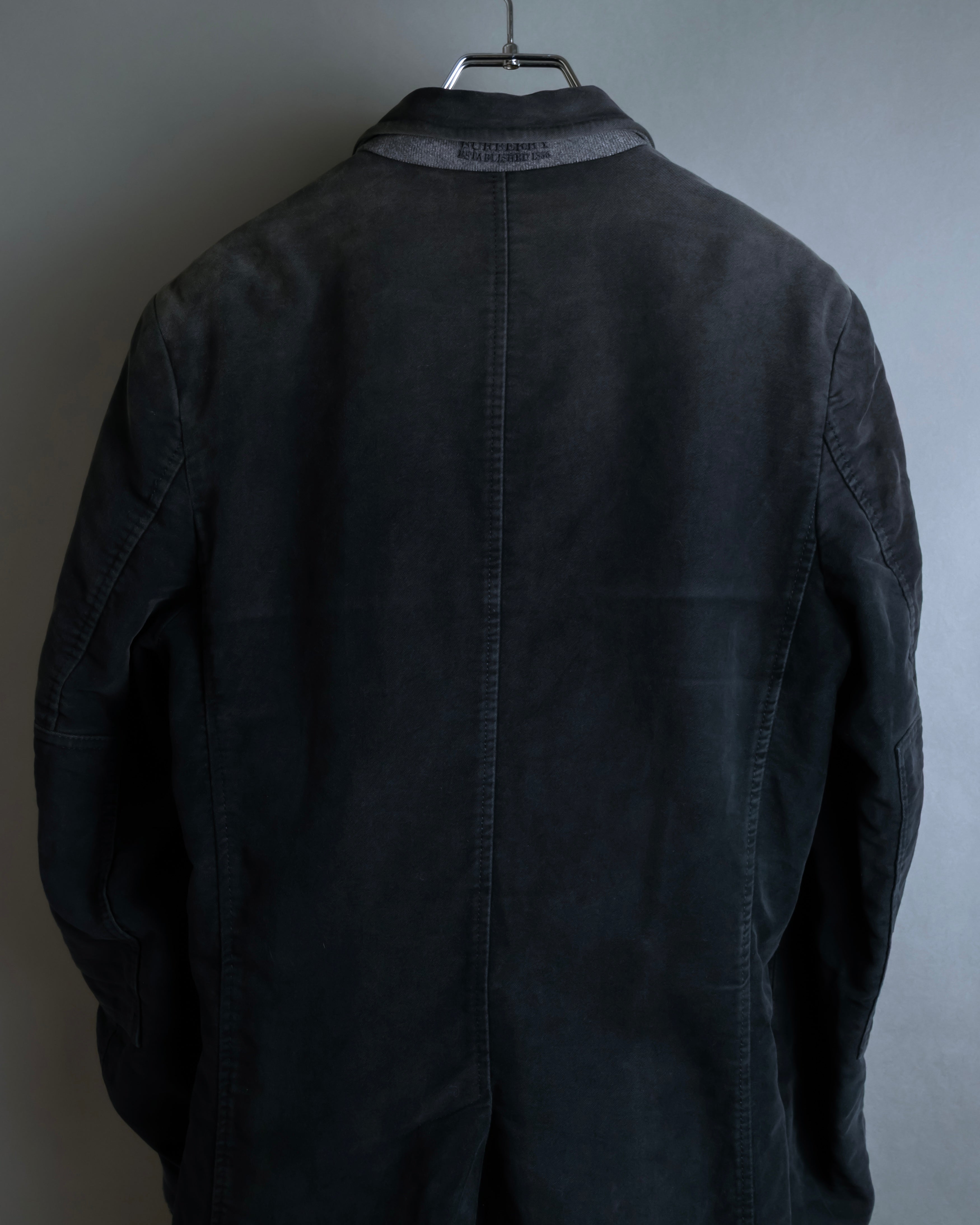 "BURBERRY" Garment dyed faded hunting design coat