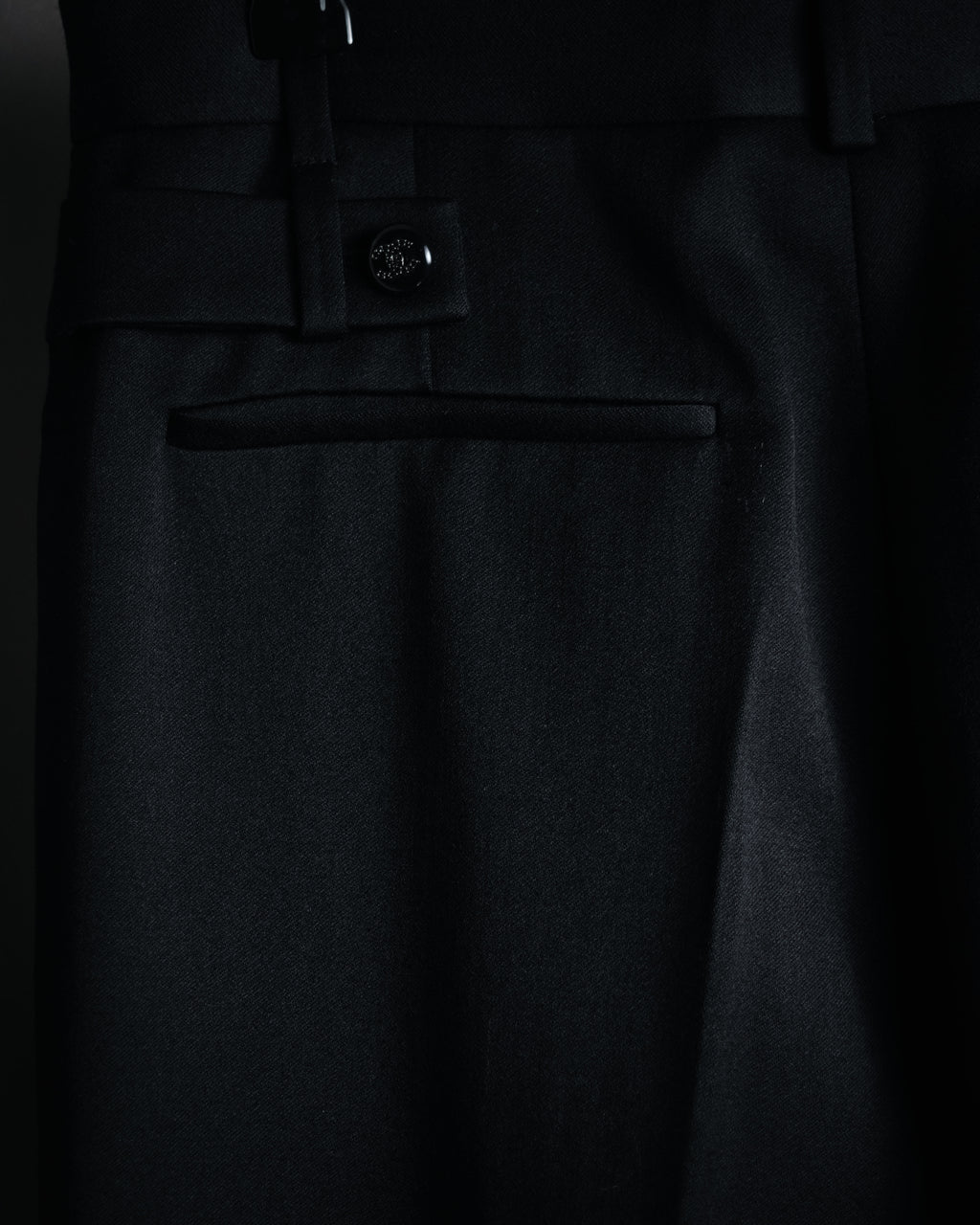 –SPECIAL– "CHANEL" 2011SS Wide-leg high-waist fringe hem trousers