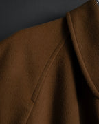 "FENDI" 90's Italian classic 100% cashmere belted coat