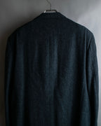 "COMME des GARCONS HOMME DEUX" Box silhouette heather grey tailored jacket