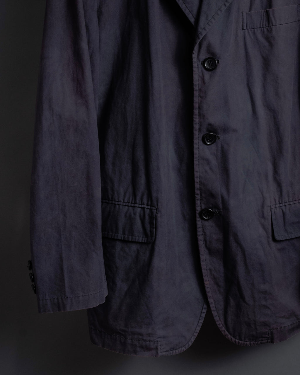 "COMME des GARCONS HOMME" 02SS beautiful faded cotton tailored jacket