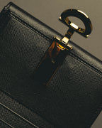 "Salvatore Ferragamo" 80's–00's Classic gancini bifold wallet