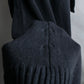 "tricot COMME des GARCONS" Maxi length deep black knit dress