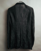 -SPECIAL- “Rick Owens” 2000’s Open weave shawl cardigan