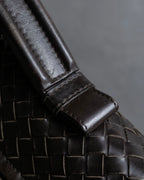"BOTTEGA VENETA" Intrecciato design briefcase bag