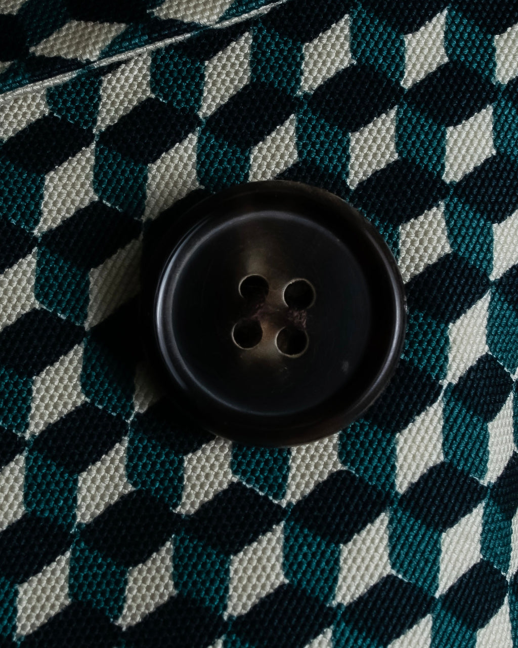 "MARNI" Geometric pattern double-breasted tailored jacket