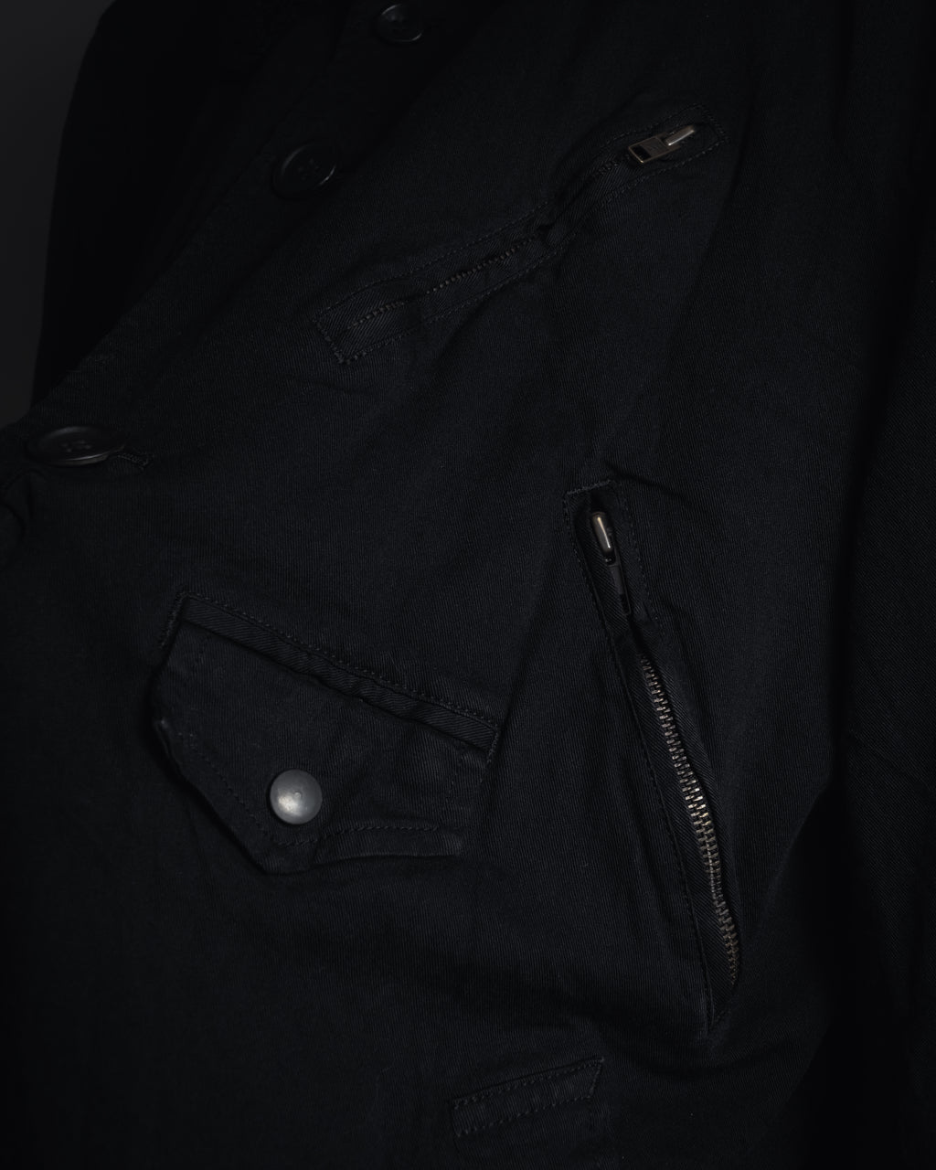 "COMME des GARCONS HOMME"
Utility zip pocket coat